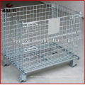 rolling metal storage cage with wheels